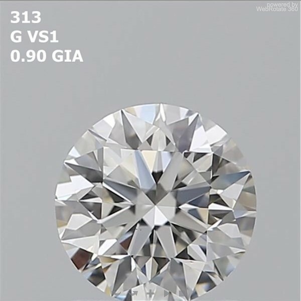 Round 0.9 ct G VS1 EX EX EX N