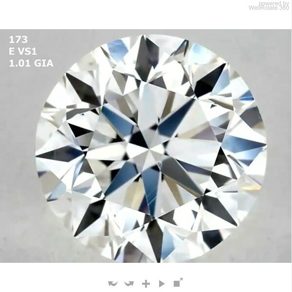 Round 1.01 ct E VS1 VG EX EX N