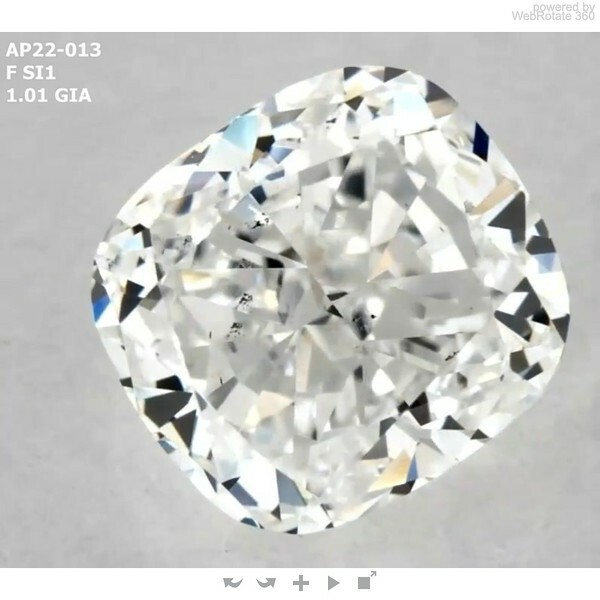 Cushion  1.01 ct F SI1  VG G N