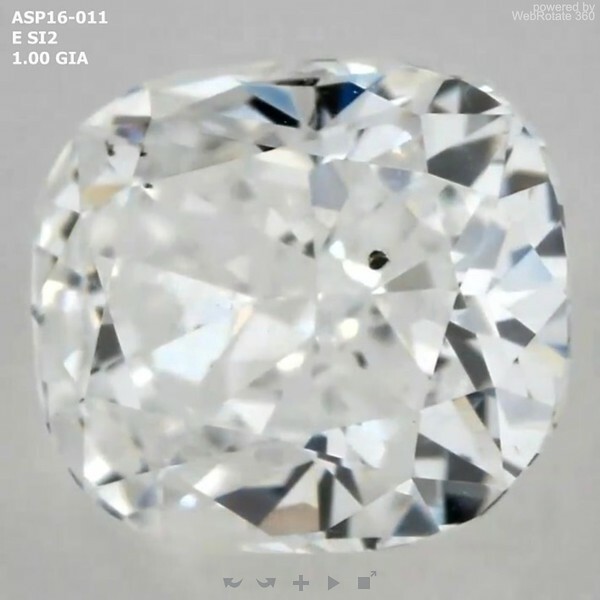 Cushion  1 ct E SI2  G G N