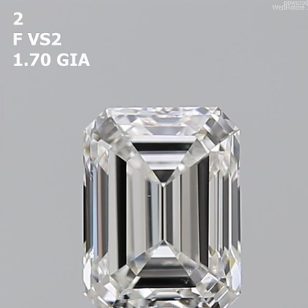 Emerald 1.7 ct F VS2  EX VG N