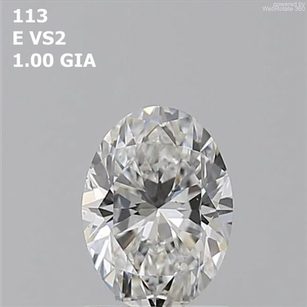 Oval  1 ct E VS2  VG VG N