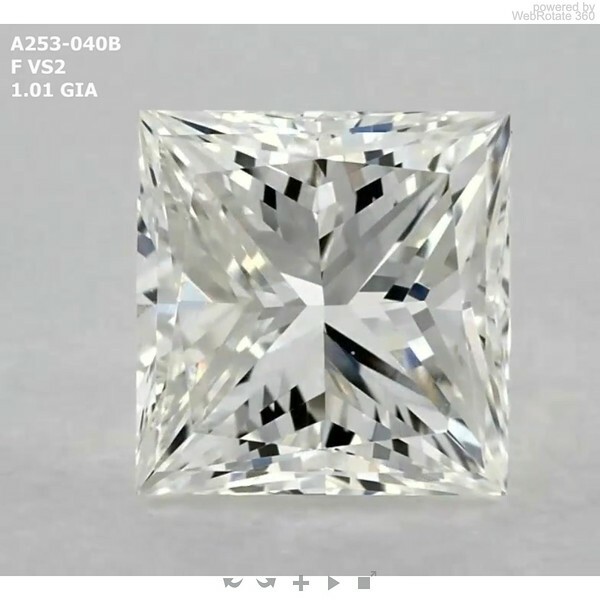 Princess 1.01 ct F VS2  VG G N