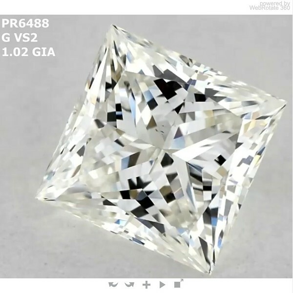 Princess 1.02 ct G VS2  VG G N