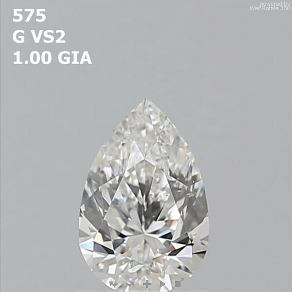 Pear  1 ct G VS2  EX VG N