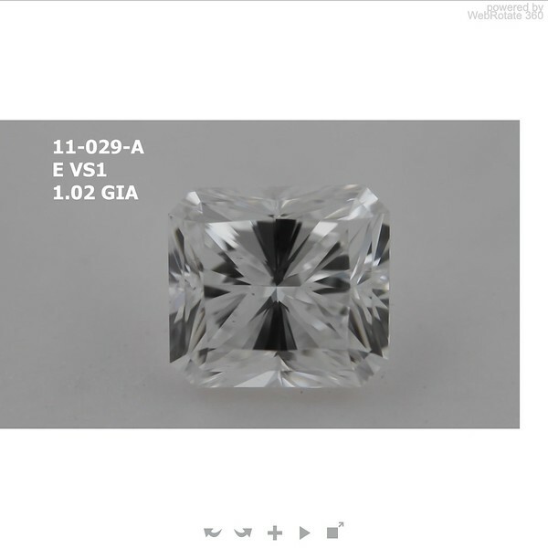 Radiant 1.02 ct E VS1  G G N