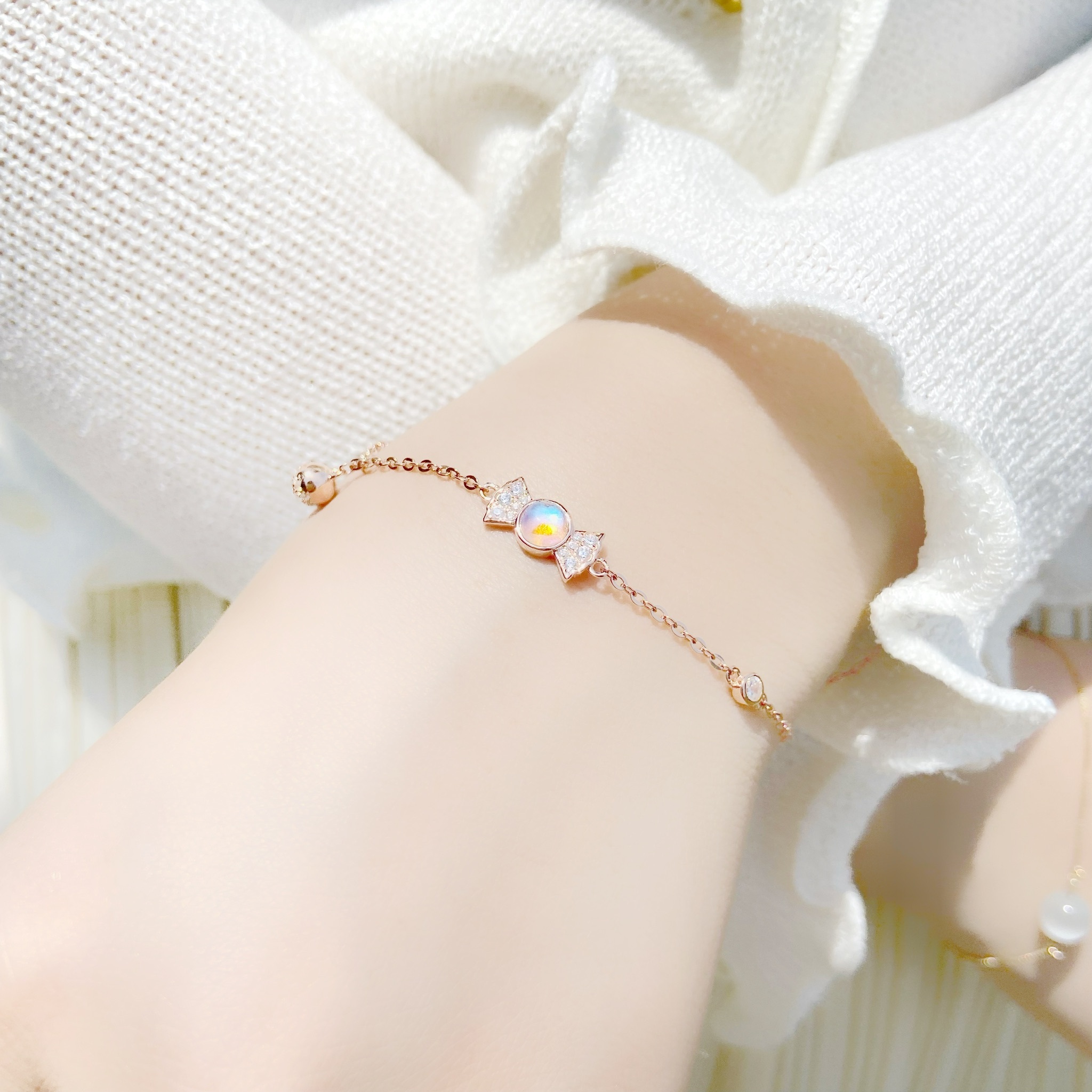 | 925 Silver・White Gold・Rose Gold | Stay Sweet Bracelet（Silver / Rose Gold） | BR0624 |