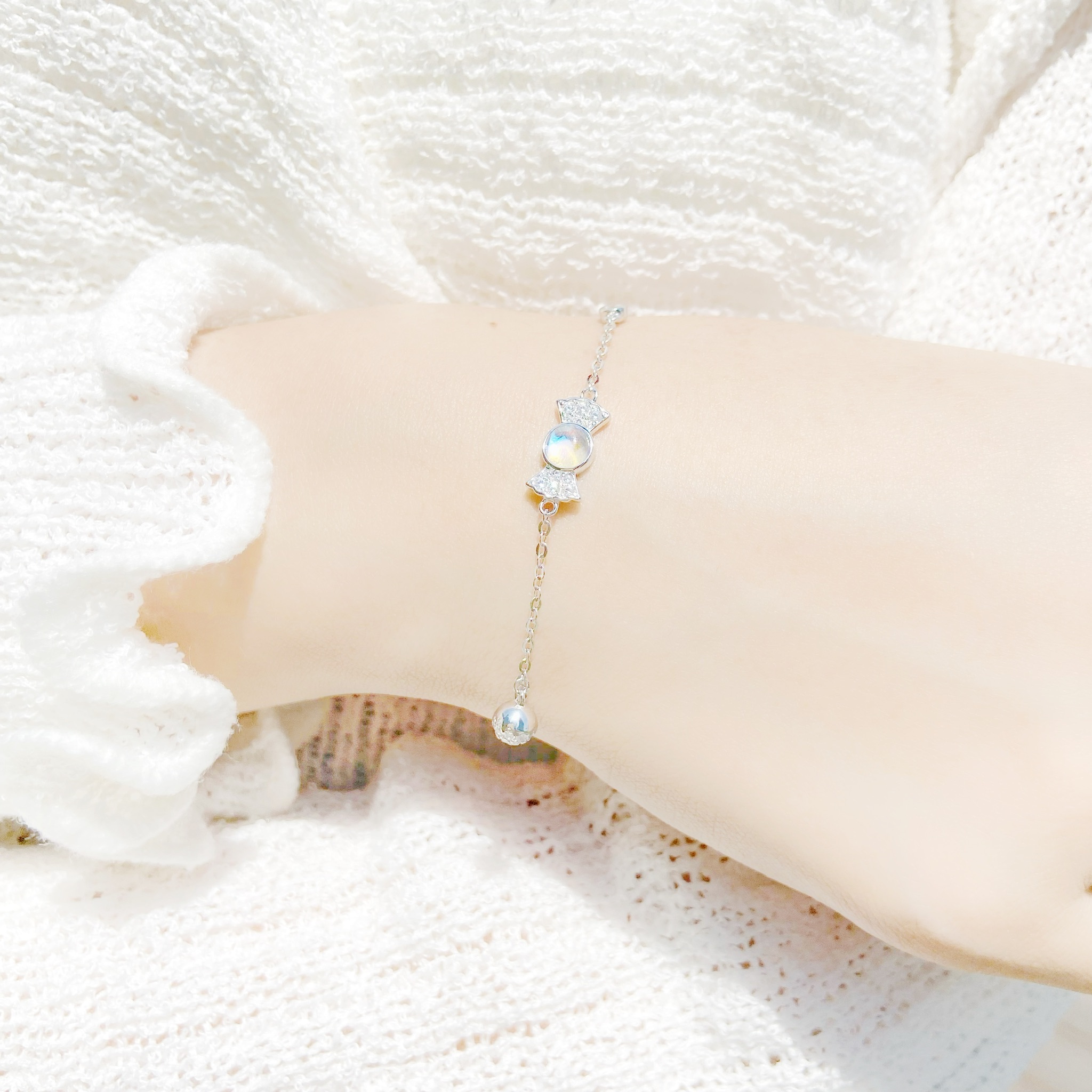 | 925 Silver・White Gold・Rose Gold | Stay Sweet Bracelet（Silver / Rose Gold） | BR0624 |