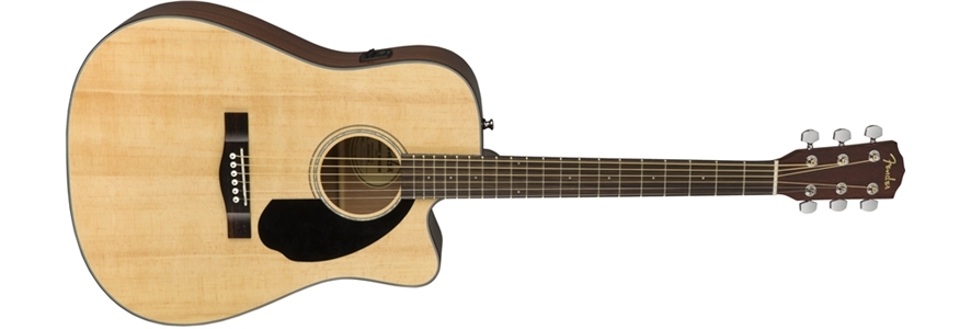 Fender Fender CD-60SCE 原木色 D桶缺角 面單板 電木吉他 FISHMAN拾音器 第 4 張圖片｜三峽吉他 / Bass