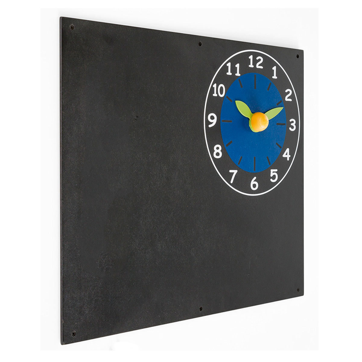 Black Board with Clock