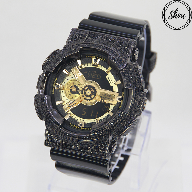 GA-110GB-1A 黑色 X 黑石經典系列全套