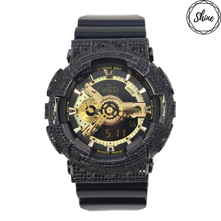 GA-110GB-1A 黑色 X 黑石經典系列全套