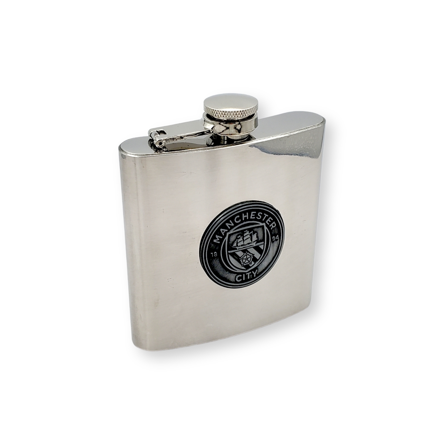 曼城會徽金屬酒壺