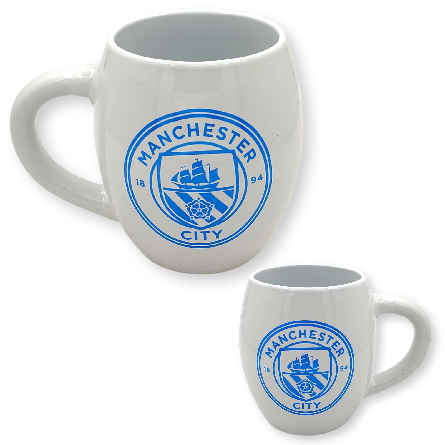 曼城白色會徽大水杯