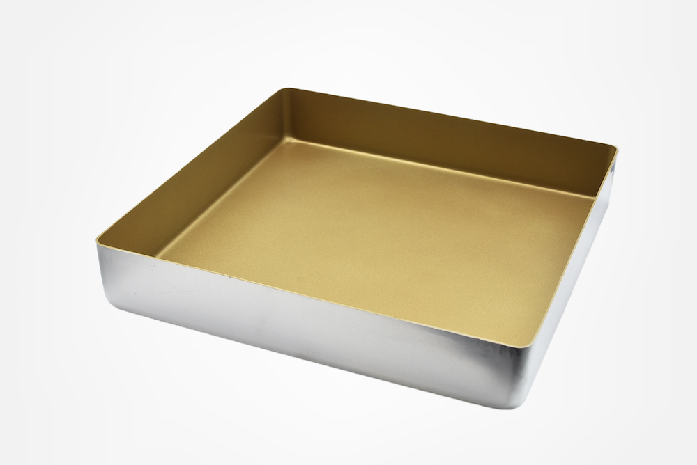 【Unopan Extra Tall Square Pan Baking Tray 】 Golden non-stick Series 1000 金色方型不沾烤盘 UN10013