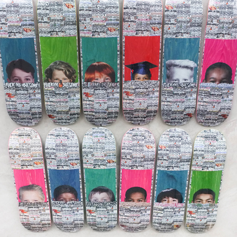 【車庫服飾】FUCKING AWESOME DECKS 人物 滑板版身