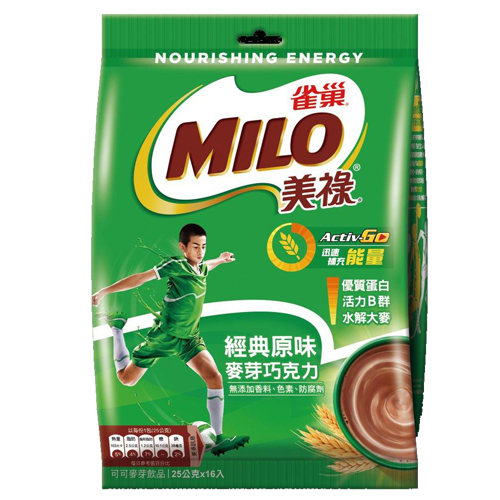 【雀巢Nestle】美祿 經典原味 麥芽巧克力飲品 1袋 (25gX14入)