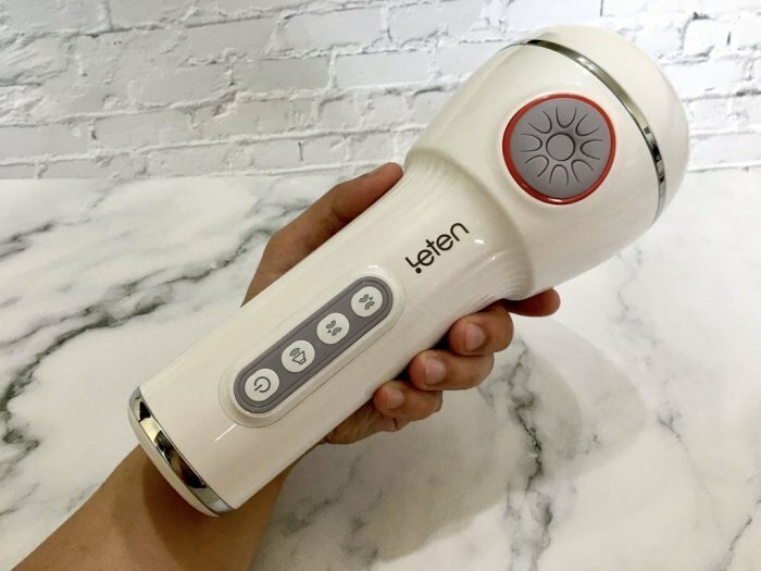 Leten-優皇四代 3檔7頻氣囊夾吸發聲互動 榨精 飛機杯