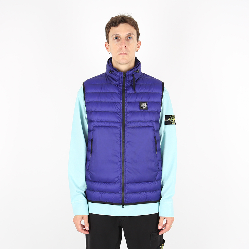 Stone Island 無袖 Realdown 夾克 藍色