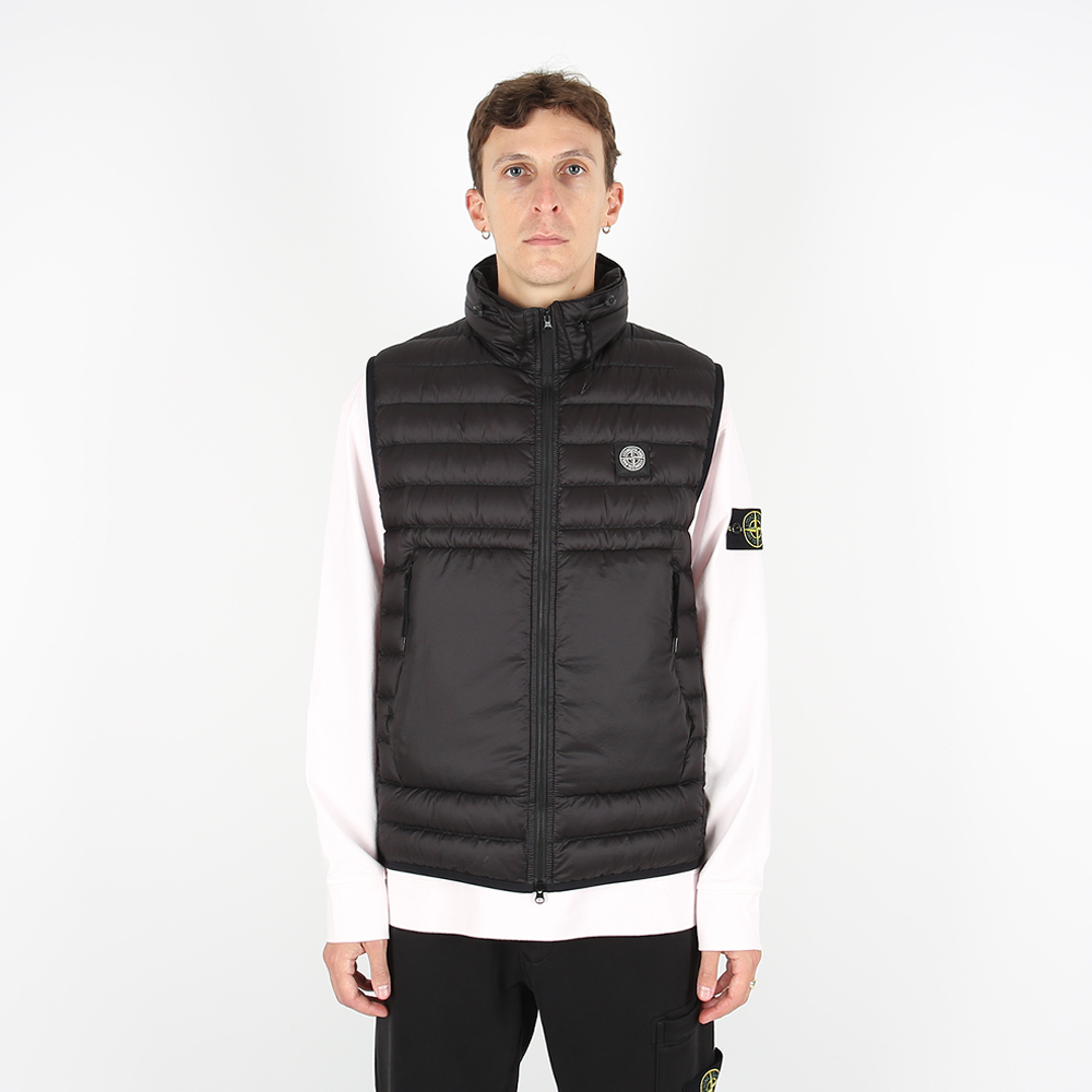 Stone Island 無袖 Realdown 夾克 黑色