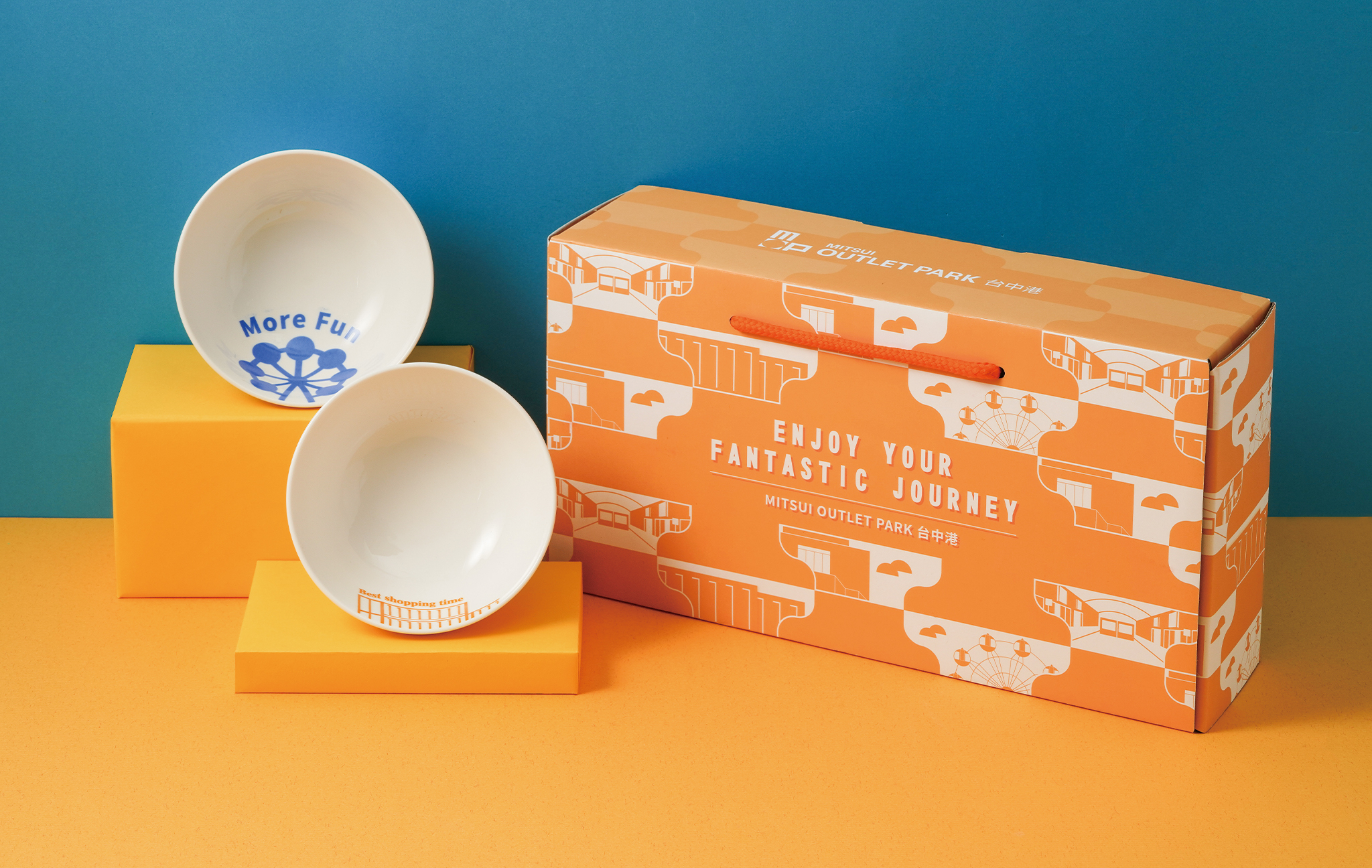 Mao's樂陶陶，MITSUI OUTLET PARK​ 台中港開幕贈禮。