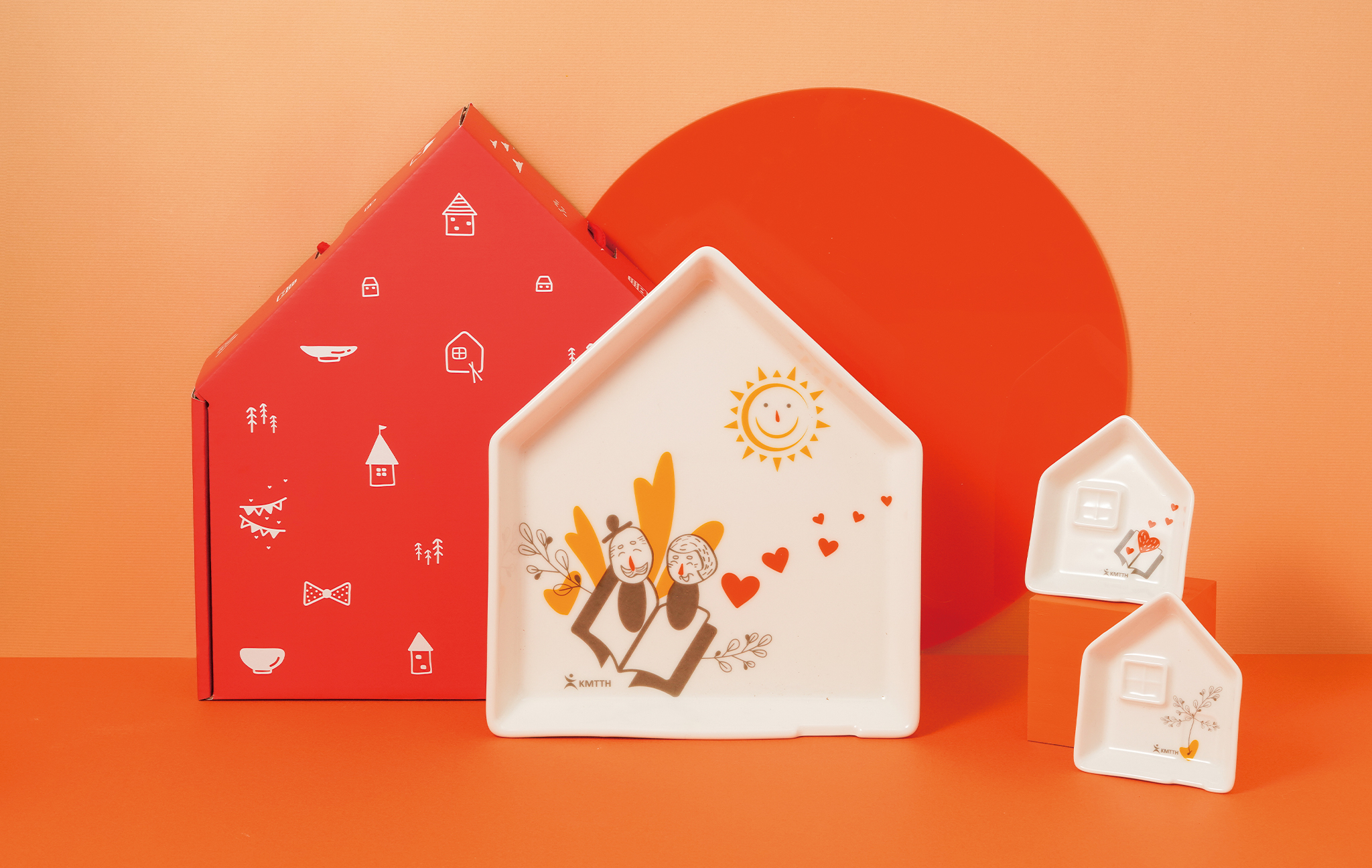 Mao's樂陶陶，高雄市立大同醫院​公關贈禮，大同醫院一房兩廳餐盤組。