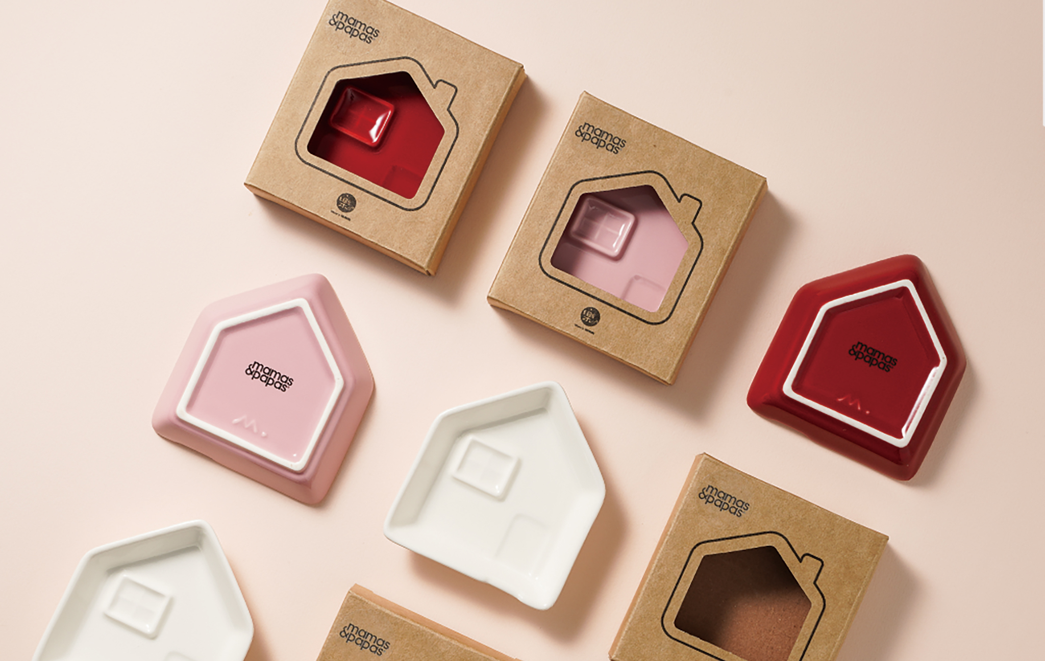 Mao's樂陶陶，Mamas & Papas Taiwan滿額贈禮，Mamas & Papas 小房子醬油碟。