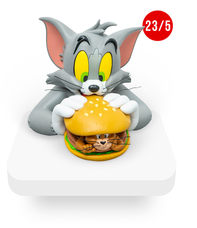 Soap Studio Tom and Jerry Mega Burger Bust 1000