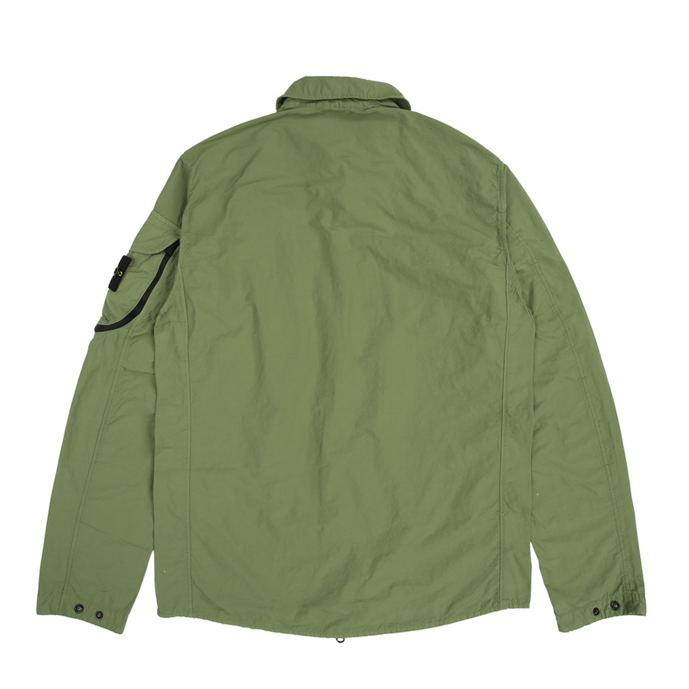 Stone Island 100% 聚酰胺 Overshirt 外套 橄欖色
