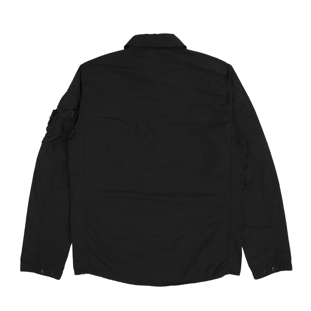 Stone Island 100% 聚酰胺 Overshirt 外套 黑色