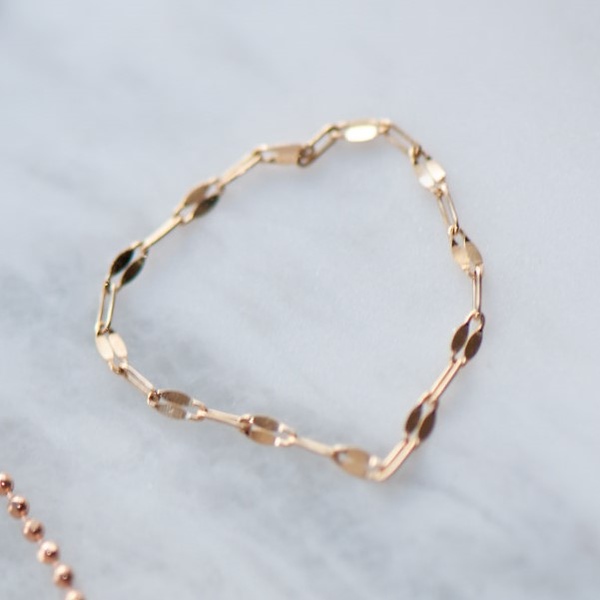 18K Chain Ring