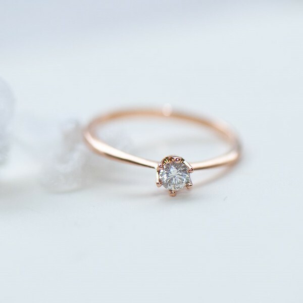 18K Little Promise Diamond Ring 0.20ct