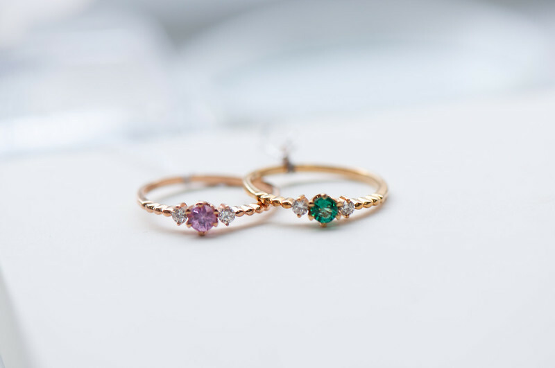 18K Classio Emerald Diamond Ring