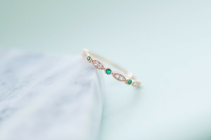 18K Gothic Diamond Ring