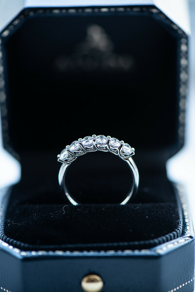 18K Oval Diamond Eternity Ring