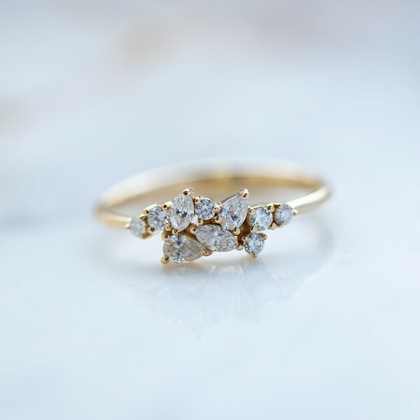 18K Diamond Ring