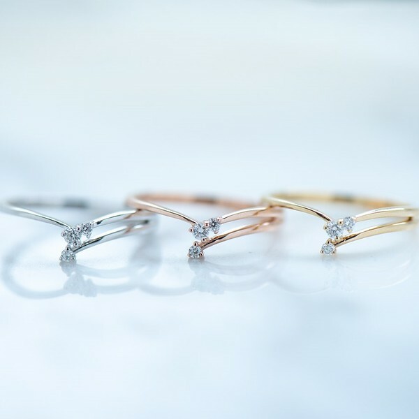 18K Torcere Diamond Ring