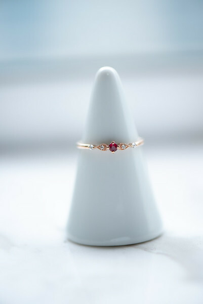 18K Shall We Ruby Diamond Ring