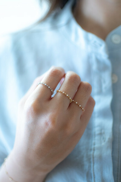 18K Cruzar Diamond Ring