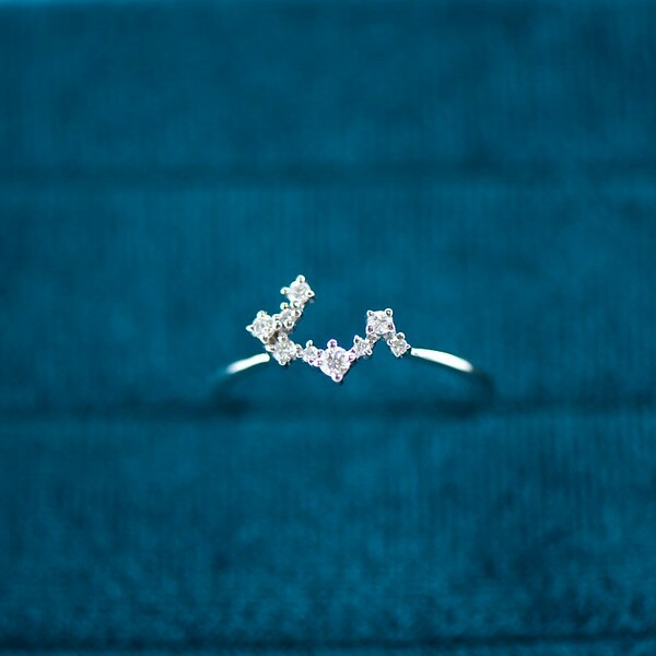 18K Estrela Diamond Ring