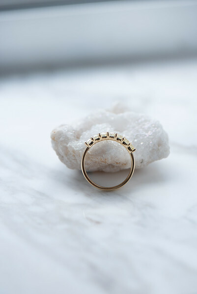 18K Yellow Diamond Ring