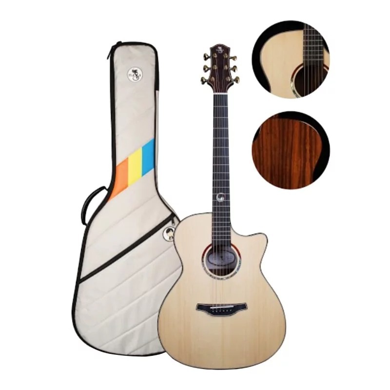 NAGA Naga Guitars S-10 GAC Sungha Jung 鄭晟河 "光"系列 面單木吉他 — 三峽吉他 / Bass