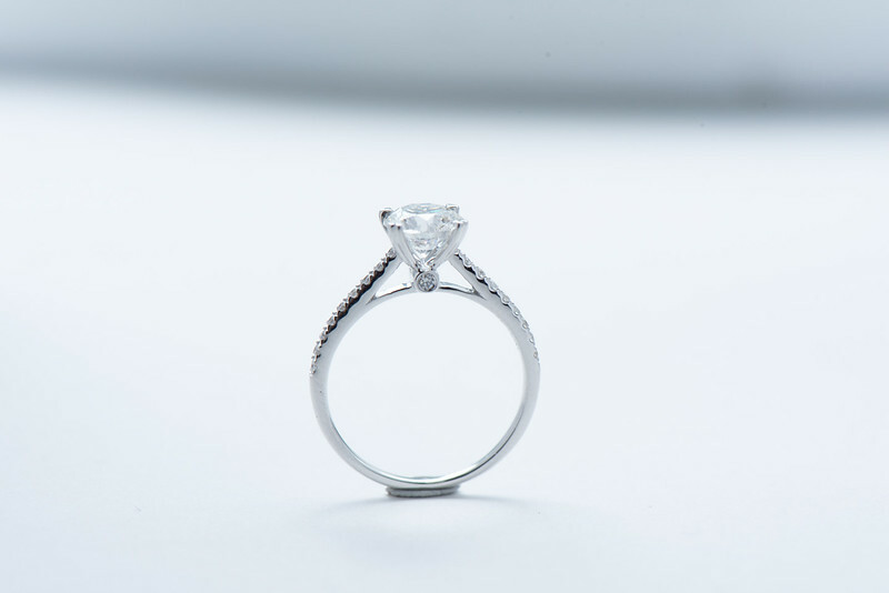 18K Eternity 1ct Diamond Ring Setting