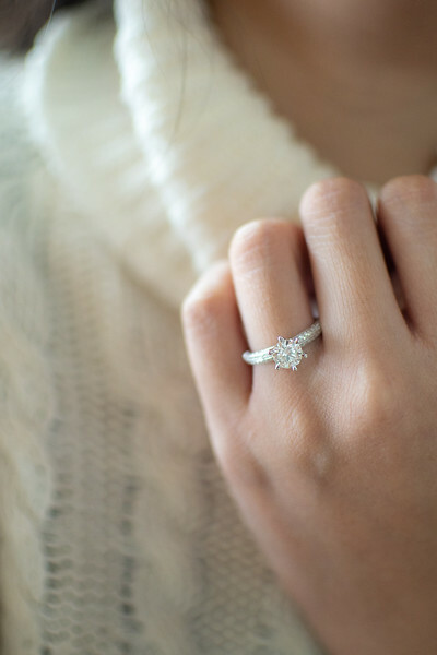 18K Pave Diamond 1ct Ring Setting