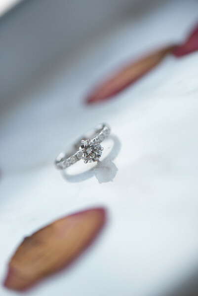 18K Shiny 1ct Diamond Ring Setting