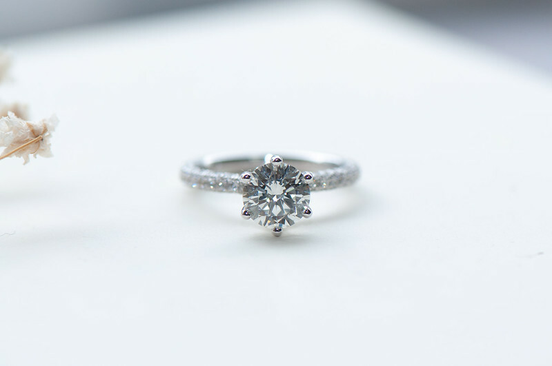 18K Glamour 1.5ct Diamond Ring setting