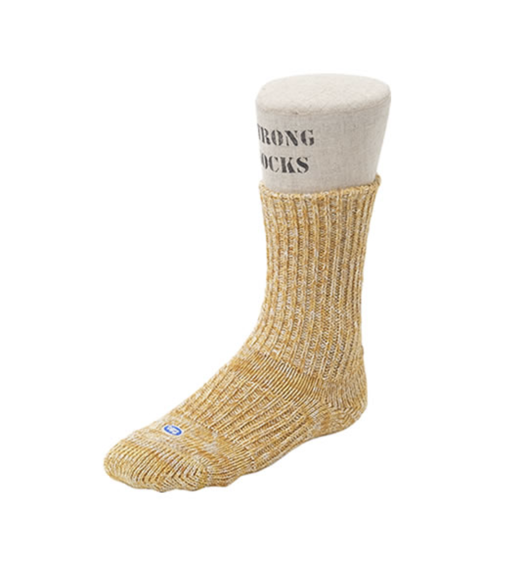 UES CREW LENGTH SOCKS (三色 RED／YELLOW / GRAY)