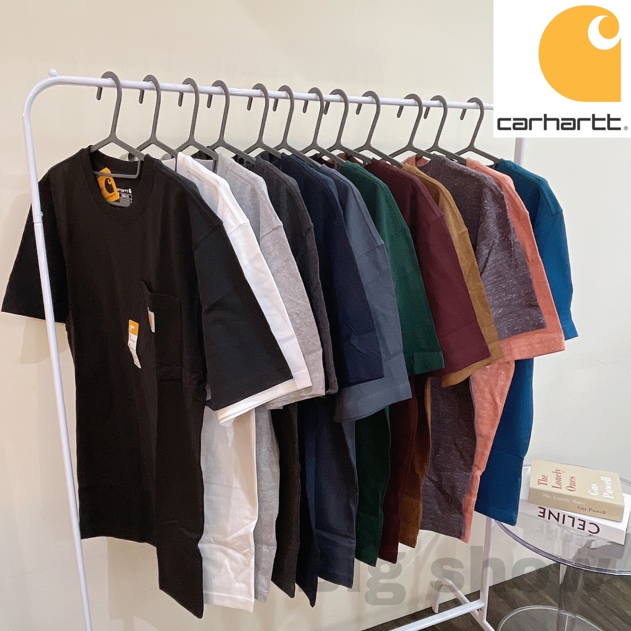 零碼出清 Carhartt k87 口袋T 素面 重磅 6.75oz 短T