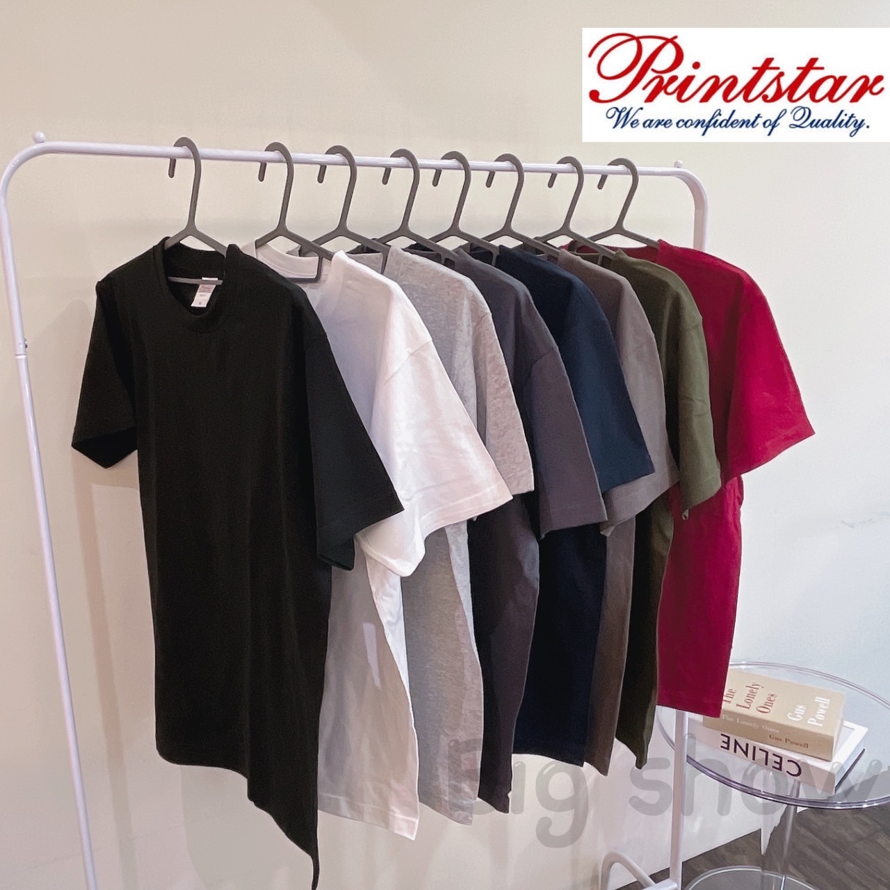【一件免運】日本 Printstar 5.6盎司 重量型棉Tee 全棉圓領素Tee 085-CVT / 095-CVE