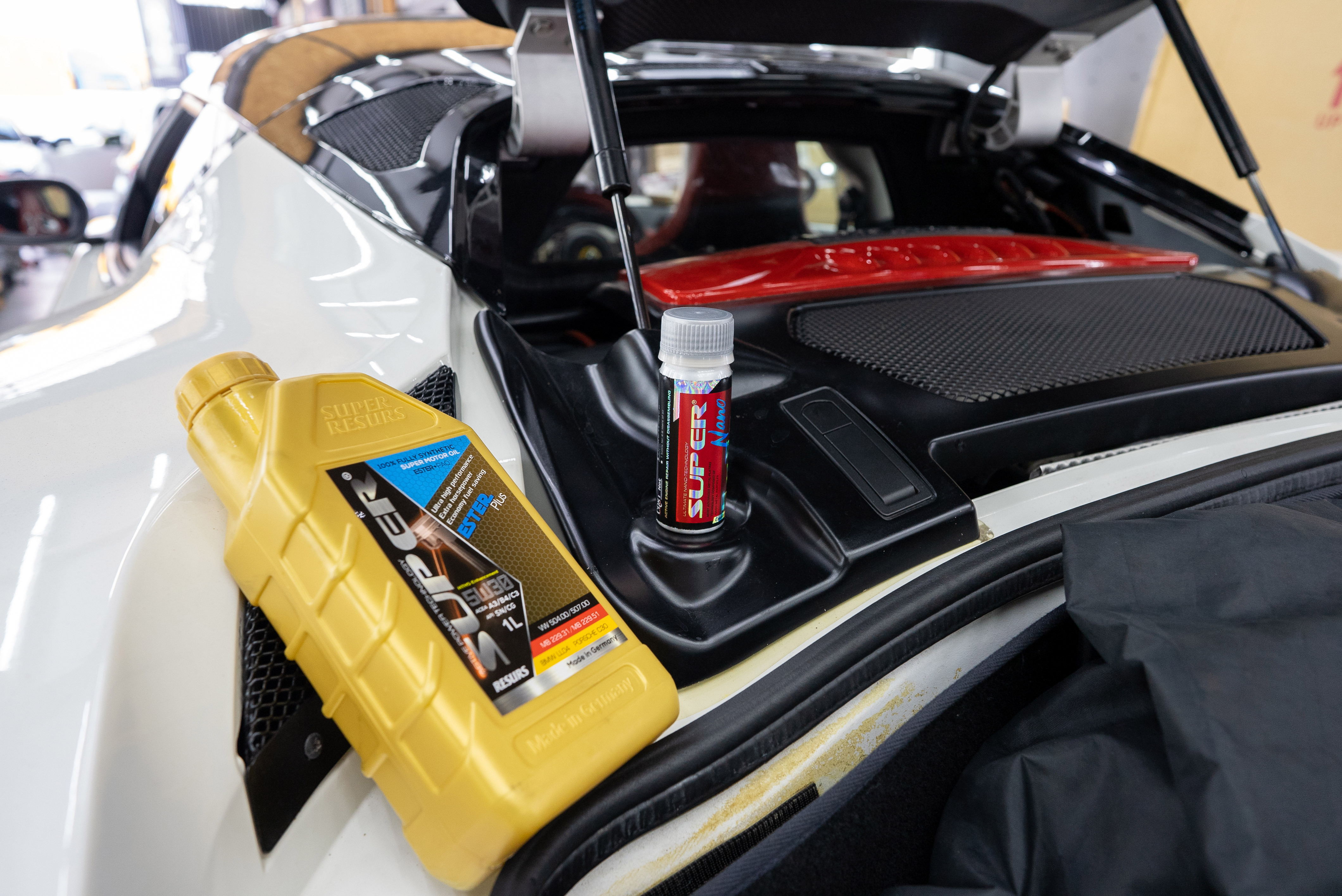 Lotus Evora (S/400/GT430) Professional Oil Service Package – Lubricate, Restore & Protect engine + Car Disinfection